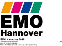 德国汉诺威世界金属加工博览会  EMO Hannover 2019